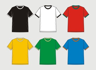 Template T-shirts Design, vector.