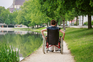 Seniors In Wheelchair