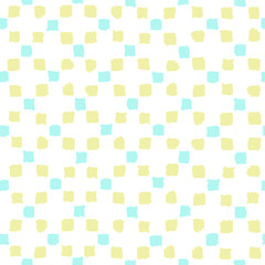 Grunge geometric seamless pattern. Vector hand drawn background