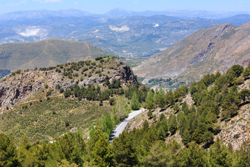 Fototapeta na wymiar Sierra Nevada National Park, Spain.