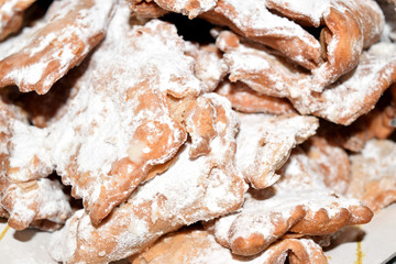 Italian's chiacchere sweets