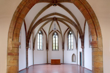 Deutschherrnkapelle Saarbrücken, älteste Kirche Saarbrückens, Johann-Christian-Bach-Orgel