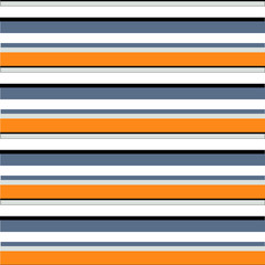 Abstract vector striped seamless pattern with colored horizontal paralel stripes. Colorful pastel background