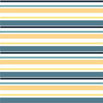 Abstract vector striped seamless pattern with colored horizontal paralel stripes. Colorful pastel background