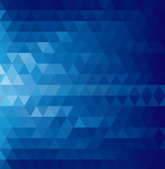 Obraz premium Abstract modern background with blue triangles