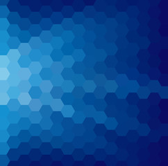 Fototapeta na wymiar Abstract modern background of blue polygons