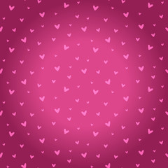 seamless heart pattern and background vector illustration