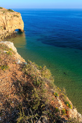 Praia da Afurada (Algarve, Portugal).