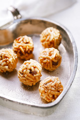 Chak-chak traditional asian sweet dessert