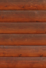 Naklejka premium dark brown wooden wall made of boards