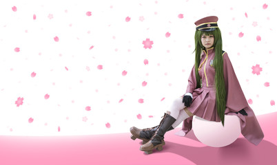 Japan anime cosplay , cartoon women 