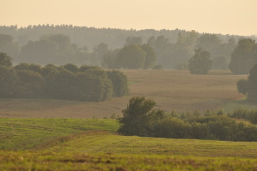 Fototapeta na wymiar Polska - Mazury - Warmia - Widok z Góry Dylewskiej