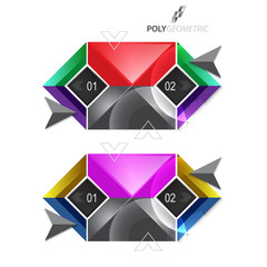 Business infographic template in attractive style