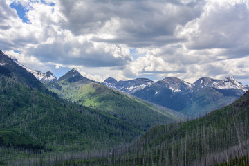 Obraz premium Glacier National Park, Montana USA