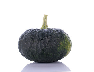 pumpkins close up isolated on white..