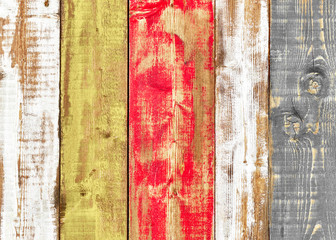  Background from multi-colored vertical wooden planks. Basic bright heaven background for design