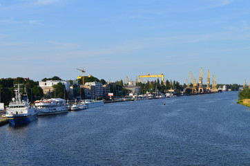 Port w Szczecinie/Port in Szczecin, West Pomerania, Poland