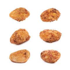 Spice and sugar coated peanut isolated