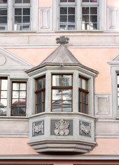 Oriel Window in an old European town