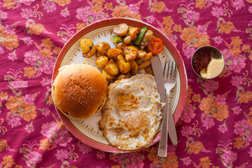 Nepali breakfast