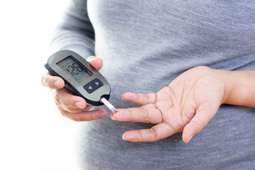 Diabetic pregnant woman