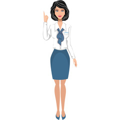 Fototapeta premium business woman