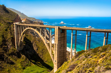 Bixby Bridge in Big Sur, California USA