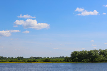 Volkhov river in summer