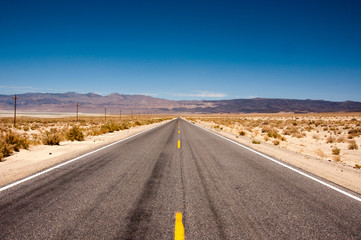 Road 190 in Death Valley National Park, California