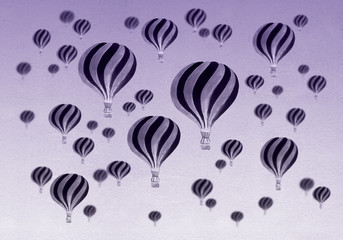 Vintage Hot air balloons