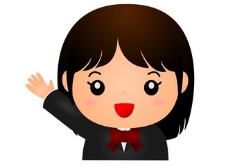 女子校生　笑顔