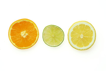 Orange, Limette, Zitrone