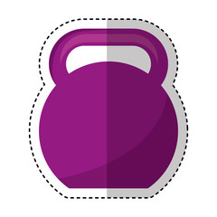 weight lifting equipment icon vector illustration design