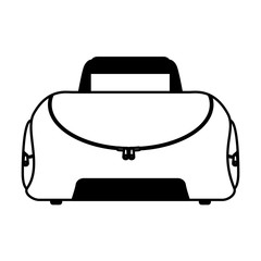 sport bag gym isolated icon vector illustration design