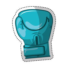 glove boxing isolated icon vector illustration design
