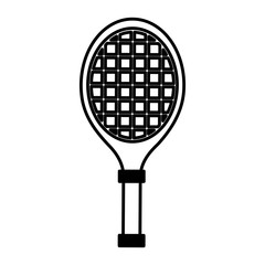 tennis racket isolated icon vector illustration design