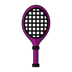 tennis racket isolated icon vector illustration design