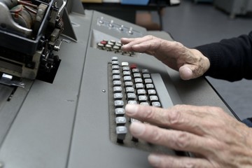 Clavier de vielle imprimante