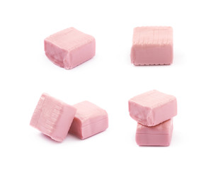 Chewing gum candy isolated