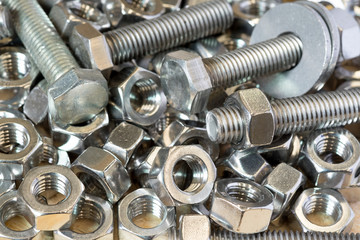 Steel Bolt, nuts and washer