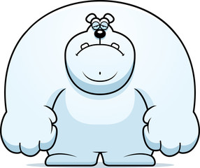 Sad Cartoon Polar Bear