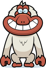 Cartoon Macaque Grin