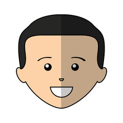 young man avatar character vector illustration design