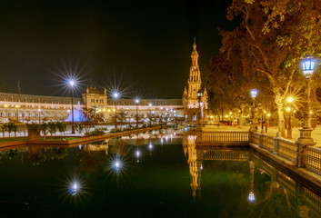 Obraz premium Seville. Spanish Square.