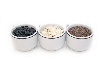 dried cereal seeds and fruits