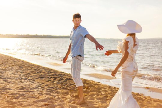 Brida and groom on the beach, Dalmatia, Croatia
