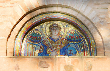 Icon in Vidubichi monastery, Kiev, Ukraine