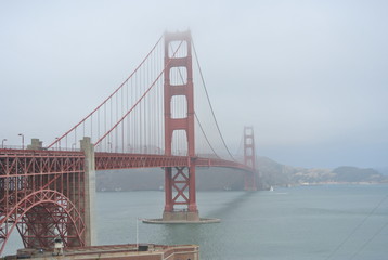 Misty Golden Gate Bridge