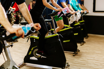 Naklejka premium cycling indoors workout