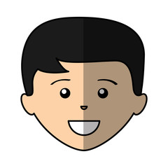 young man avatar character vector illustration design